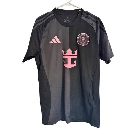 MLS Messi Soccer Jersey NWT ADIDAS Size Medium Slim Fit Black Pink Away Jersey $ - Picture 12 of 14